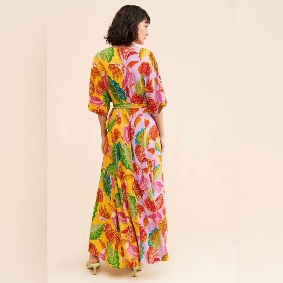 Beaks & Bananas Maxi Dress Farm Rio - Picture 3 of 12